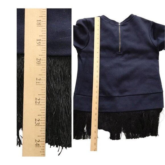 J. Crew sweatshirt with fringe hem, Size XXS - Picture 8 of 8